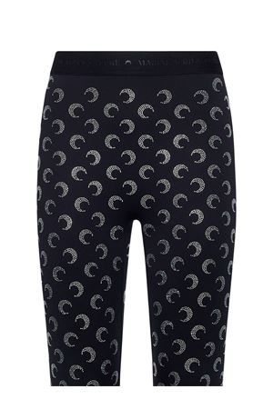 Leggings Crescent Moon nero MARINE SERRE | WPA111ACJER0002BK95